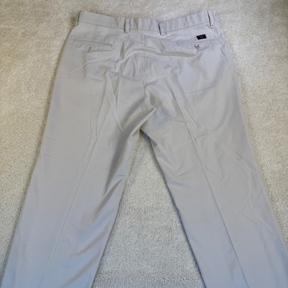 VTG Dockers Individual Fit Dress‎ Pants Men's W38 L32 Beige Stretch Waistband - Picture 3 of 11